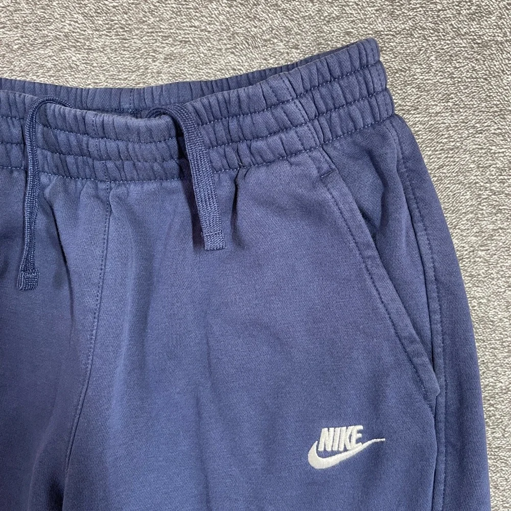 Nike Joggers Sweatpants Kids XL Navy Blue Sportswear Club Fleece